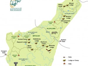 hluhluwe game reserve map