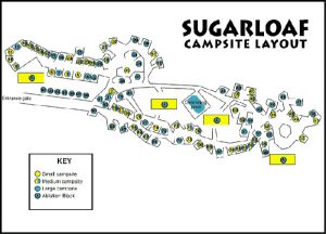 SUGAR-LOAF CAMPSITE LAYOUT